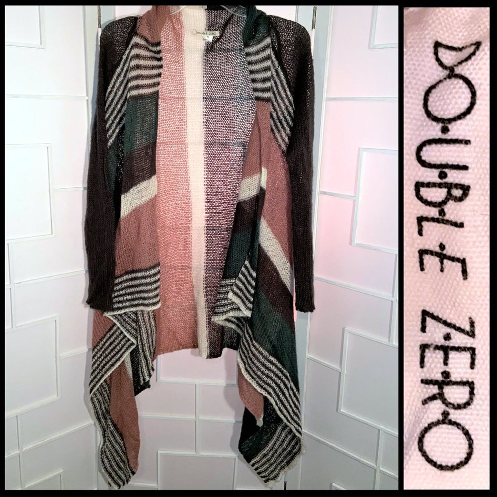 Double Zero Knit Stripe Cardigan
